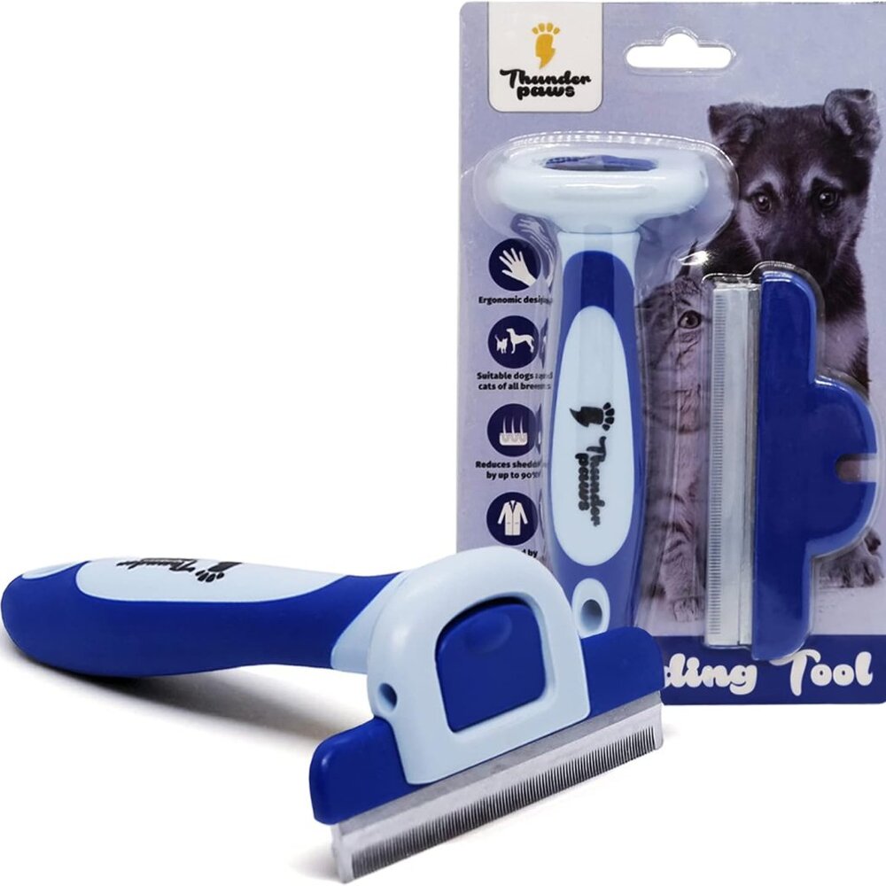 Best Professional De-Shedding Tool and Pet Grooming Brush, D-Shedz for Breeds of - Picture 1 of 9
